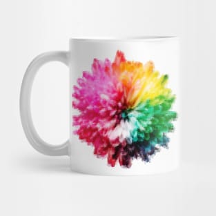 Vivid Surrealistic Flower: A Colorful Masterpiece Mug